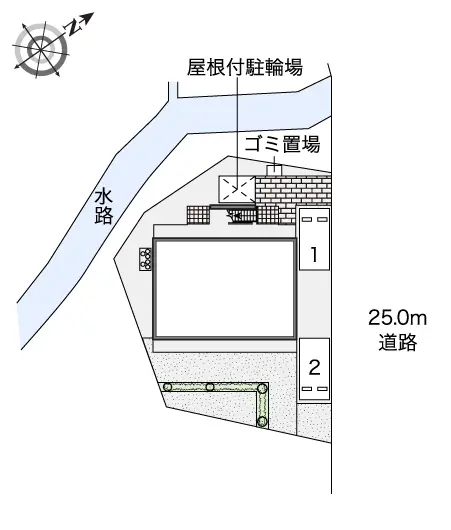 ★手数料０円★八王子市下柚木　月極駐車場（LP）